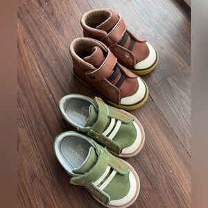 See Kai Run Kids Sneakers - Brown and Green